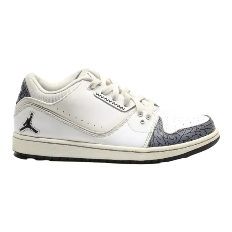 AIR JORDAN Sneaker Trainers White Leather Mens UK 8