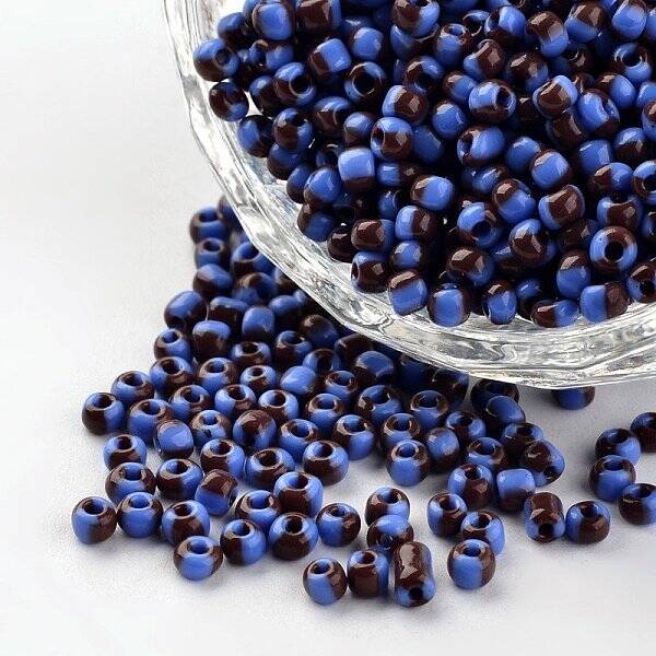 8/0 Opaque Colours Seep Glass Beads