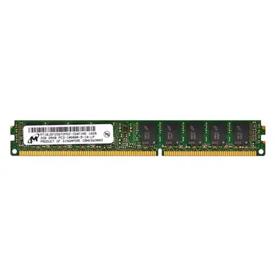 Micron MT18JDF25672PDZ-1G4F1AD | 2GB DDR3-1333MHz PC3-10600 ECC Registered VLP RDIMM CL9 2Rx8 1.5V 240-Pin Memory Module