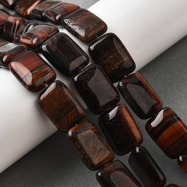 Dyed Natural Red Tiger Eye Beads Strands