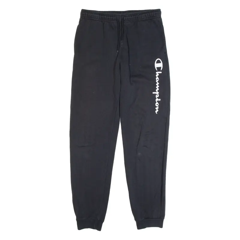 CHAMPION Mens Joggers Black Tapered S W28 L28