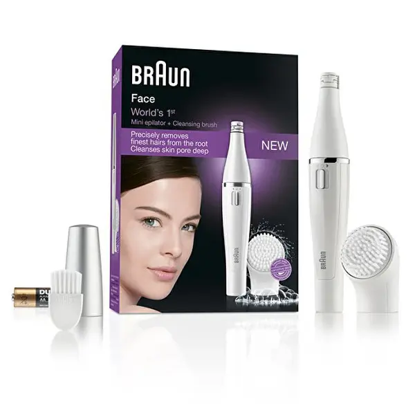 Braun Epilatore Viso 2 In 1 Face 810 Bianco