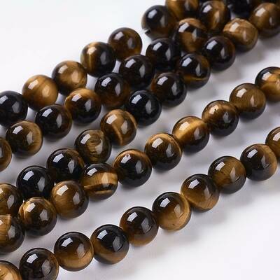 Natural Tiger Eye Beads Strands