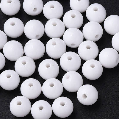 Opaque Acrylic Beads