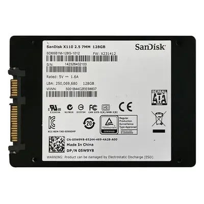 SD6SB1M-128G-1012 SanDisk 128GB SATA 2.5-Inch Solid State Drive