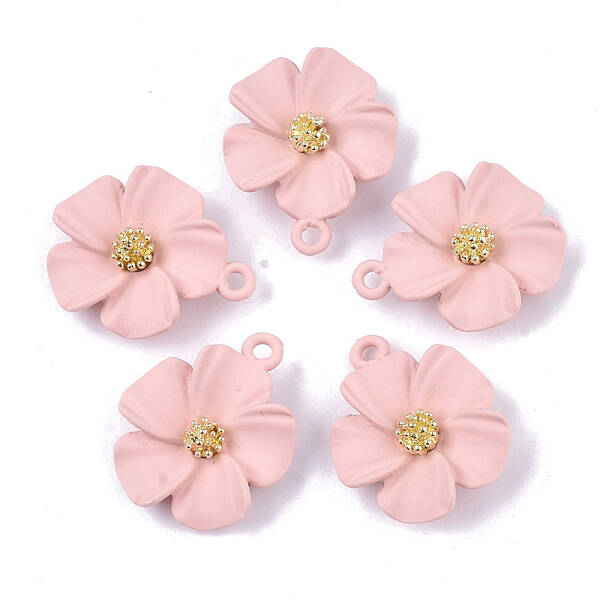 Spray Painted Alloy Pendants