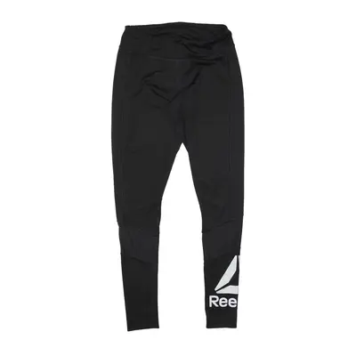 REEBOK Legging Sports Training Track Pants Black Skinny Womens S W26 L27