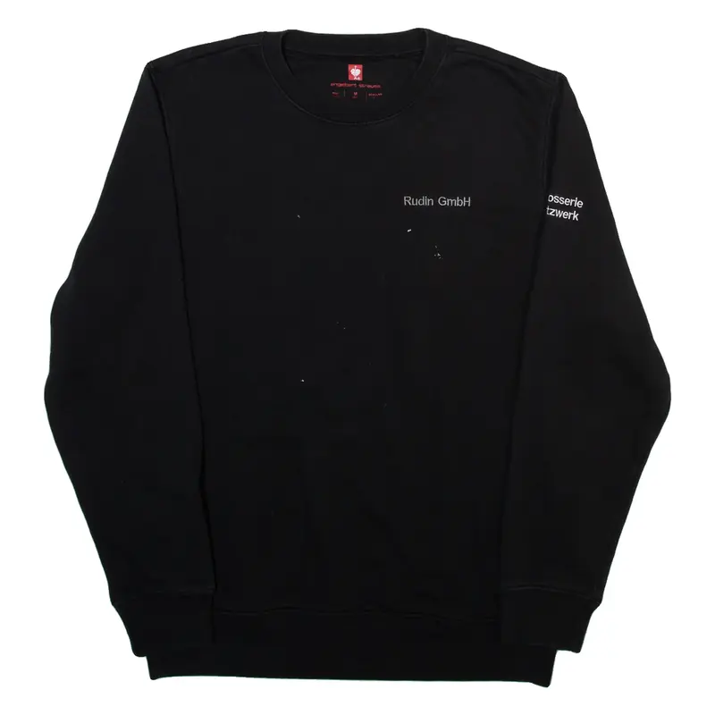 ENGELBERT STRAUSS Mens Sweatshirt Black M