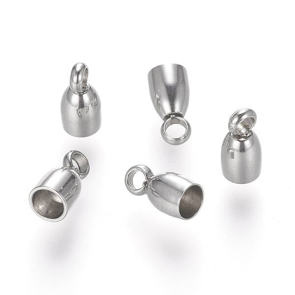 Tarnish Resistant 201 Stainless Steel Cord Ends