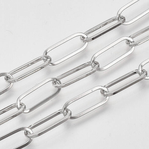 Unwelded Iron Paperclip Chains