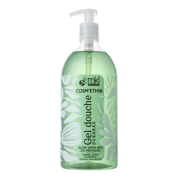 MKL Green Nature - Cosm'Ethik - Surgras Shower Gel with Aloe Vera BIO from Mexico 1L