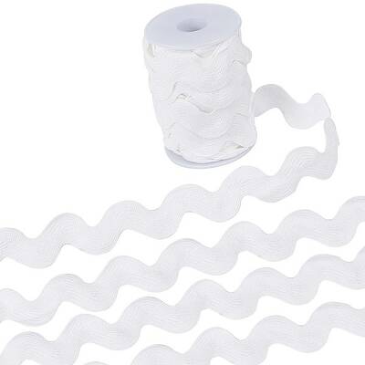 10 Yards Polyester Wavy Fringe Trim Ribbon