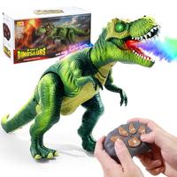 Remote Control T-Rex Dinosaur Toy for Kids RC Dino with Lights, Mist Spray & Realistic Sounds Perfect Gift for Boys