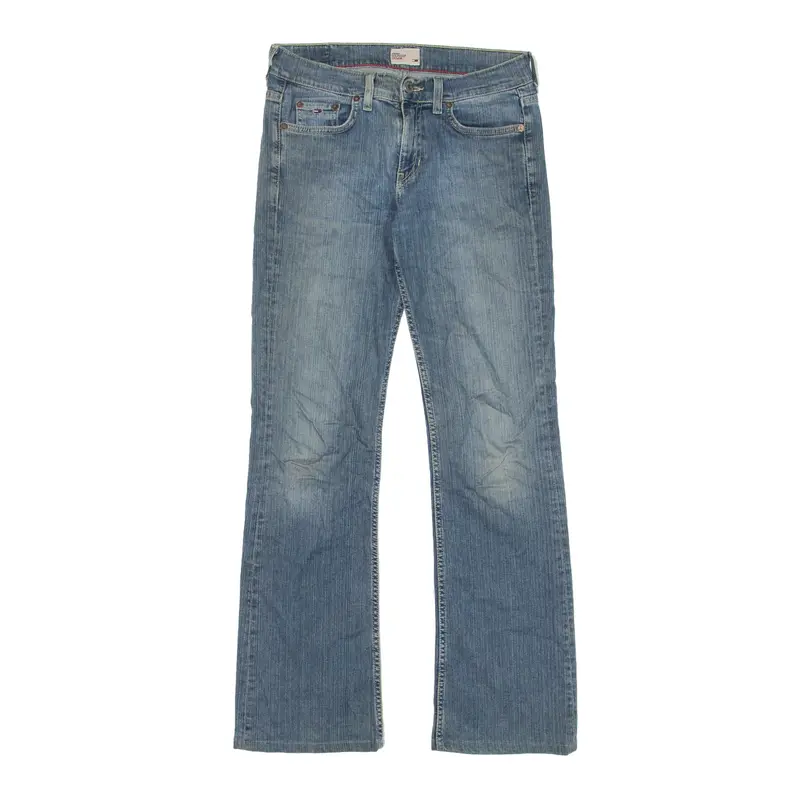 TOMMY HILFIGER Hipster Jeans Blue Denim Slim Bootcut Stone Wash Womens W28 L31