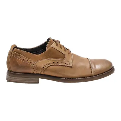 ROCKPORT Brogue Shoes Brown Leather Mens UK 7.5
