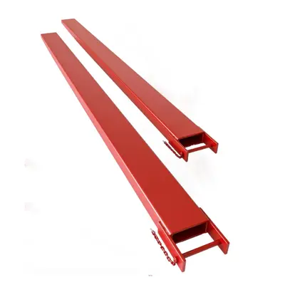 Garvee 96 Inch Pallet Fork Extension Fit for Forklift Truck, 5500 LBS Max, 5 Inch Width Heavy Duty Steel with Tire Chain, Lif...
