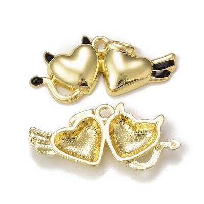 Rack Plating Alloy Enamel Pendants