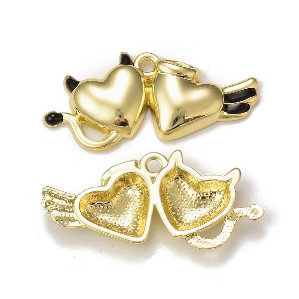 Rack Plating Alloy Enamel Pendants