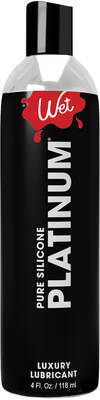 Wet Platinum - Luxury Silicone Based Lubricant 8 Oz