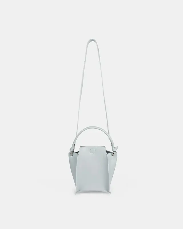 ?? Mini Pine Corn Leather Bag | Color: Smoke