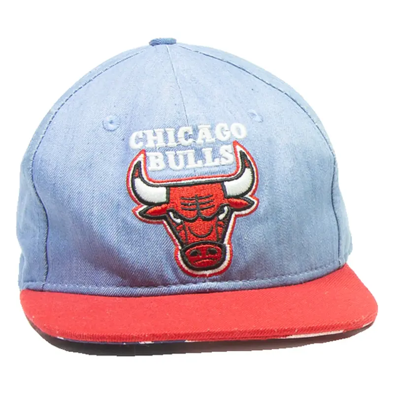 MITCHELL & NESS Chicago Bulls Mens Snapback Cap Blue M