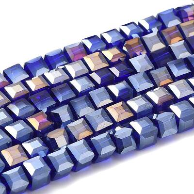 Electroplate Glass Beads Strands