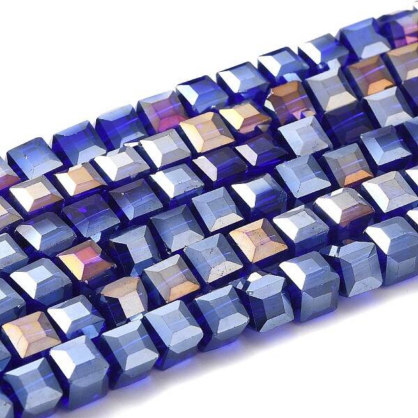 Electroplate Glass Beads Strands