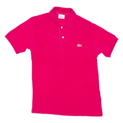 LACOSTE Mens Polo Shirt Red M