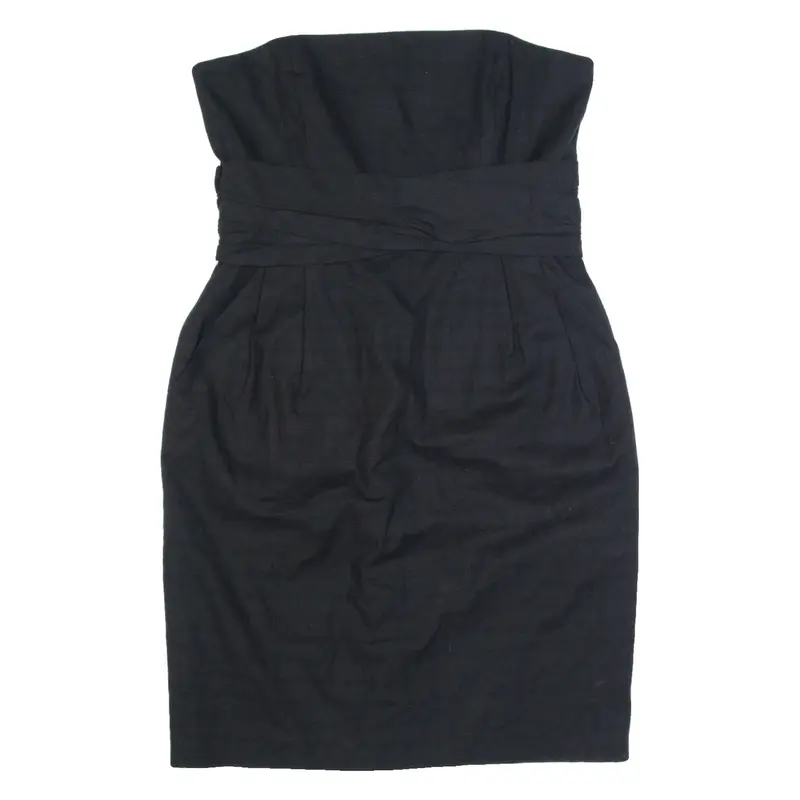 DKNY Womens Pencil Dress Black Sleeveless Knee Length M