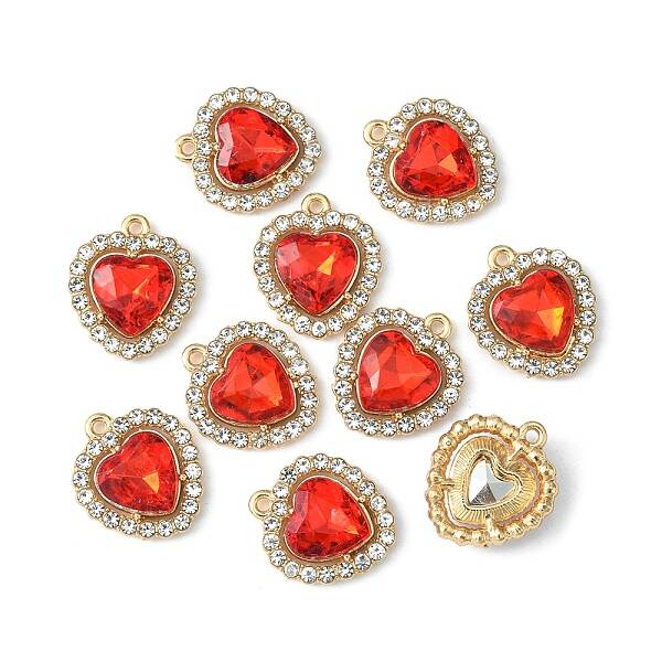 Alloy Rhinestone Charms