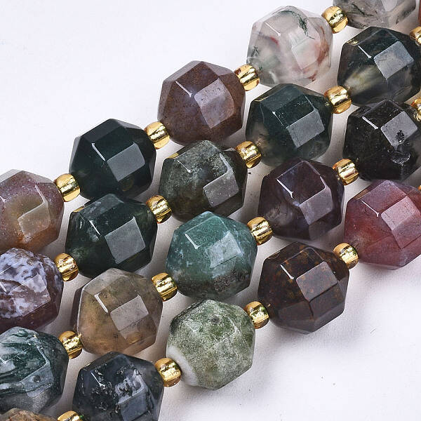 Natural Indian Agate Beads Strands