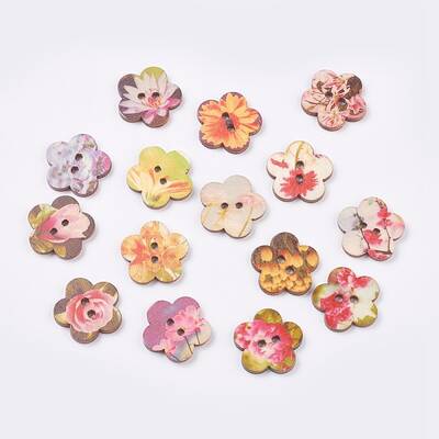 Printed Wooden Buttons