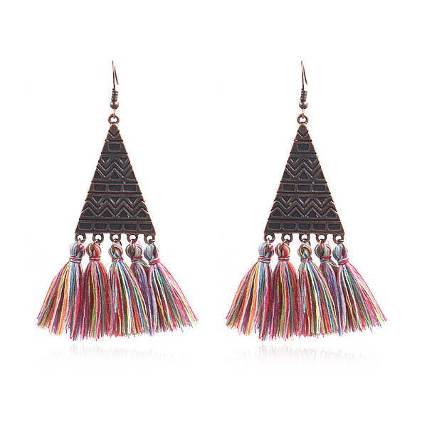 Eethnic Style Alloy Dangle Chandelier Earrings