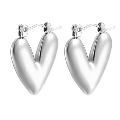 Non-Tarnish 304 Stainless Steel Hoop Earring for Women