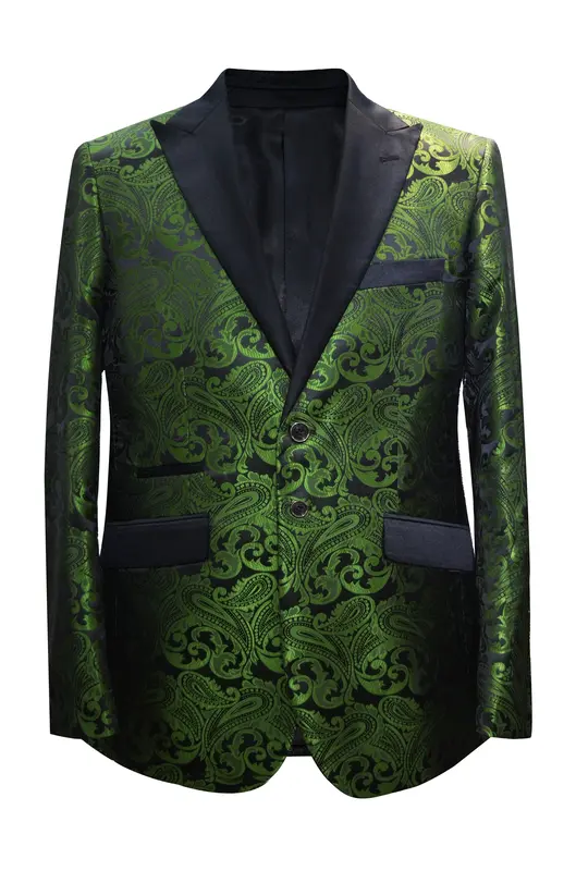 Paisley-400 Olive - Mens Wholesale Blazers