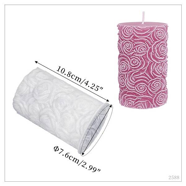 Pillar DIY Silicone Candle Molds