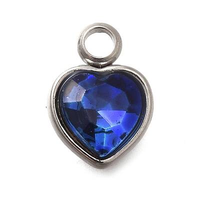 304 Stainless Steel with Rhinestone Pendants