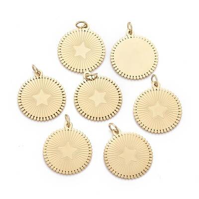 Ion Plating(IP) 304 Stainless Steel Pendants