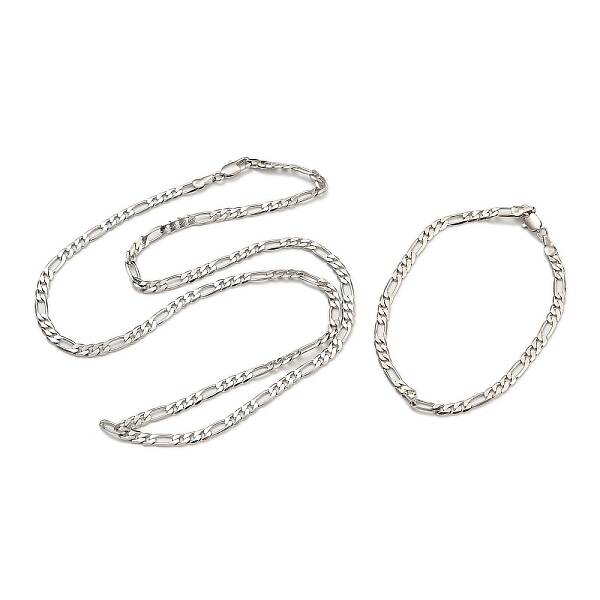 Brass Figaro Chain Bracelets & Necklaces for Women