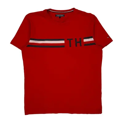 Tommy Hilfiger T-Shirt - XL Red Cotton