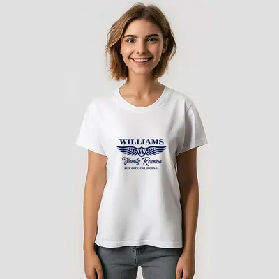 Vintage Family Reunion Custom Monogram T-Shirt