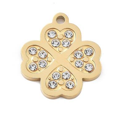 304 Stainless Steel Rhinstones Pendants