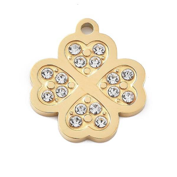 304 Stainless Steel Rhinstones Pendants