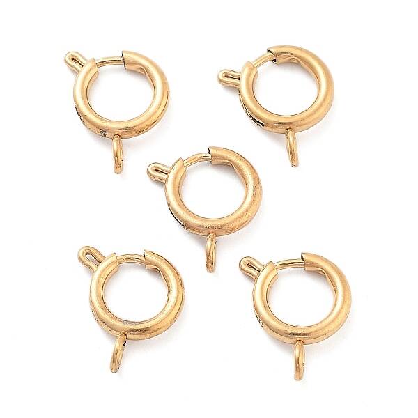 Ion Plating(IP) 304 Stainless Steel Spring Ring Clasps