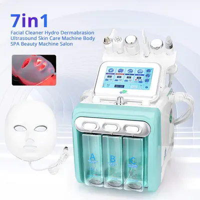 7 in 1 Hydrogen Oxygen Facial Dermabrasion Peeling Skin Cleansing Machine for Spa Salon Studio Home Use | AS164
