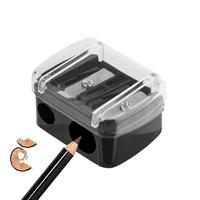Portable Makeup Eyeliner Pencil Sharpener, 1 Count Double Hole Sharpener, Portable Pencil Sharpener For Eyeliner, Eyebrow Pen...