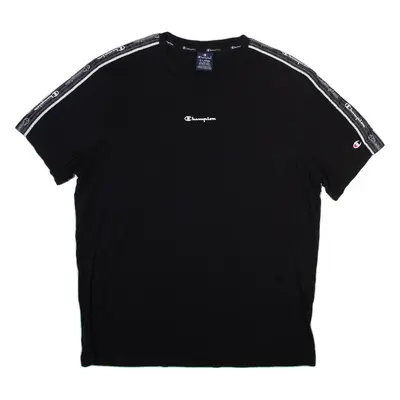 CHAMPION Mens T-Shirt Black XL
