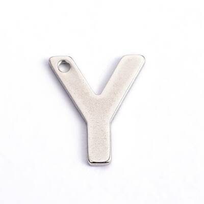 Tarnish Resistant 304 Stainless Steel Letter Charms