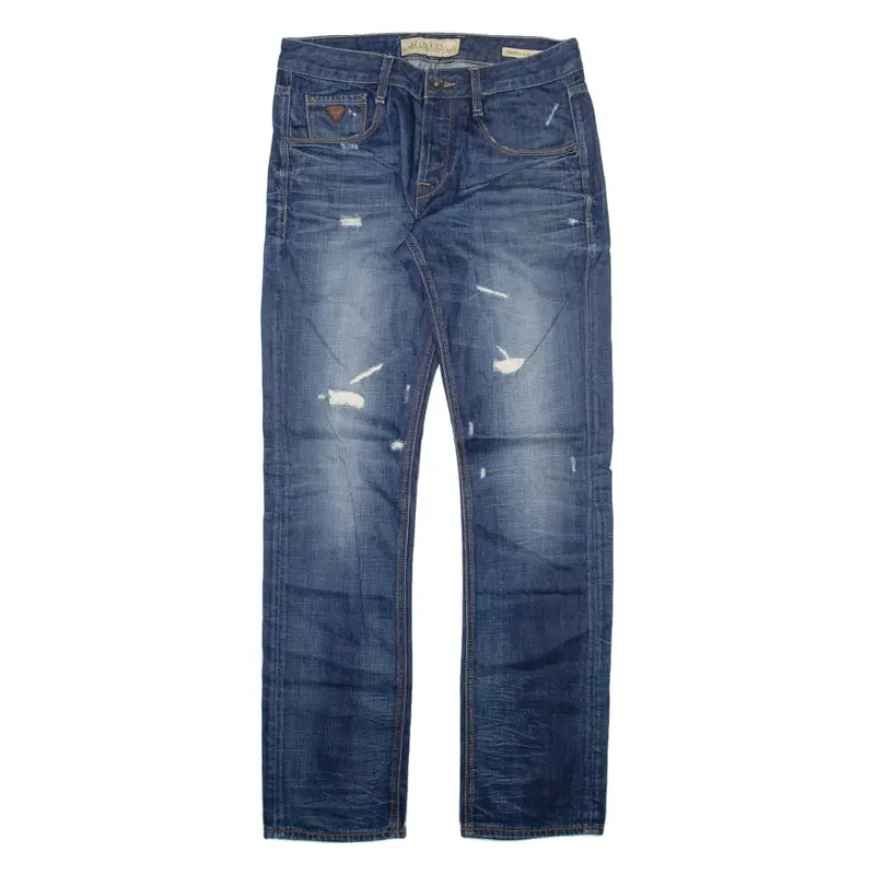 GUESS Vermont Mens Jeans Blue Slim Tapered W31 L33