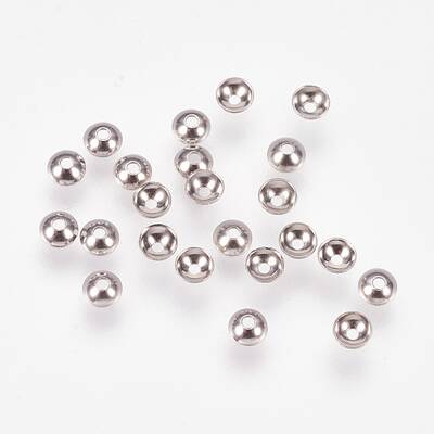 Tarnish Resistant Apetalous 201 Stainless Steel Bead Caps